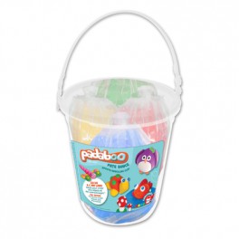 LOT 4 POTS PADABOO LISSE - 800 GR COULEURS ASS.