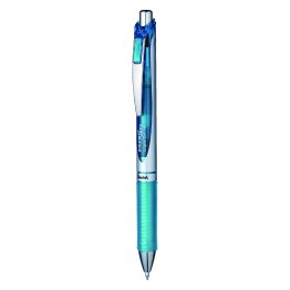 ROLLER ENERGEL ENCRE GEL RETRACTABLE BLEU CIEL