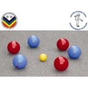 BOULES PETANQUE initiation enfants 6 boules diam 65mm/200g