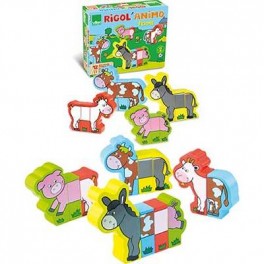 RIGOL ANIMAUX LA FERME 12 PCS