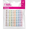 100 STRASS COLORIS PASTELS ASSORTIS