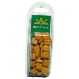 MOSAIQUE PATE DE VERRE 12x12mm 70g noir