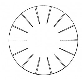 FONDS CARTON 10 DESSOUS DE PLAT